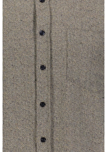 Finesuits Erkek Flanel Gömlek 2422204002.flcdr Sarı