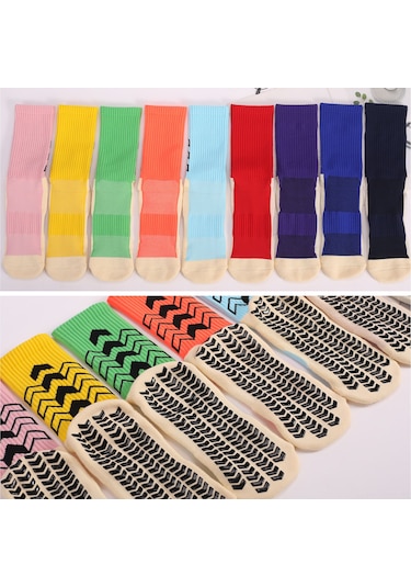 Yuntech01 Futbol Ve Spor Çorapları - Nem Emici, Kaymayan Tabanlı, Orta Boy, Beyaz 1 Çift Beyaz