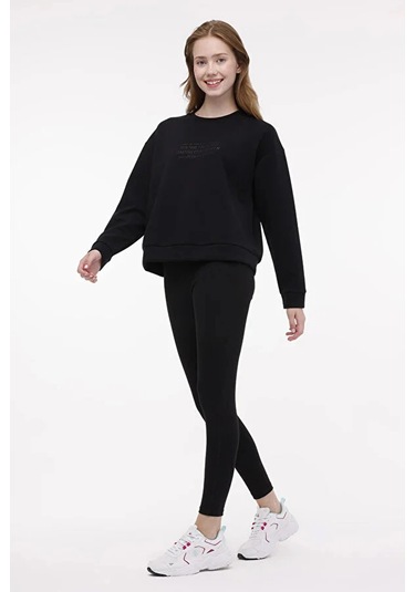 Lumberjack Olivia 26ss117 Kadin Tayt - Siyah Sıyah
