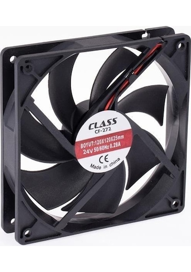 Class 120X120X25Mm Dc 24Volt Fan 1Adet