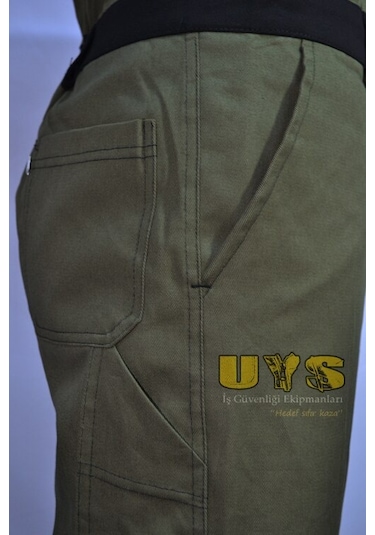 Iş Tulumu Bahçıvan Ilave Dizlikli Haki