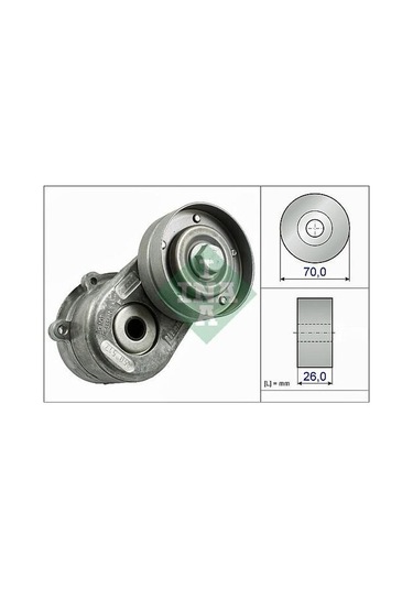 Ina 534044810 V Kayış Gergi Kütüğü Jeep Cherokee 2.5 2.7 04861630aa