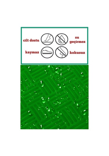 Yok Eva Tatami Yumuşak Zemin Minderi 13 Mm Yeşil Yeşil 13 Mm 100 X 100 Pilates