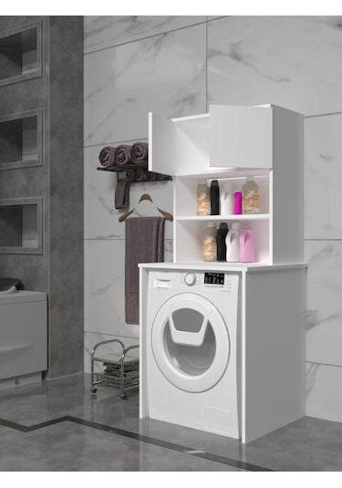 Banyo Dolabı Çok Amaçlı Beyaz