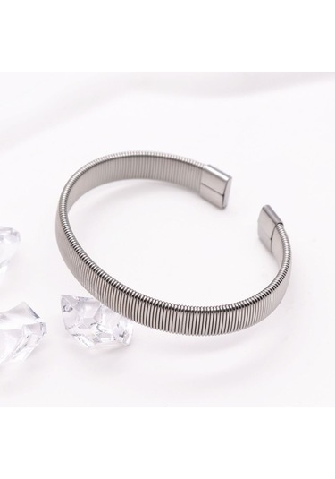 Chavin Kelepçe Dizayn Çelik Erkek Bileklik Eu22by