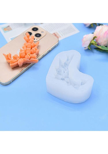 Silikon Çikolata Kalıpları, Fondan Kalıpları, Çiçek Şeklinde Sili Diğer