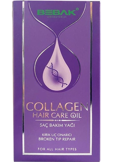Bebak Collagen Kırık Uç Onarıcı Saç Bakım Yağı 100 ML
