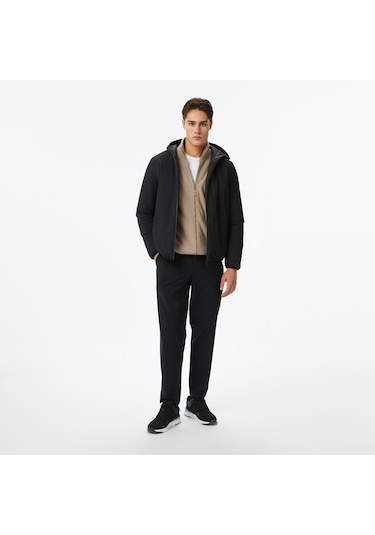 Nautica Erkek Siyah Regular Fit Çift Taraflı Mont Düz J57008t Siyah