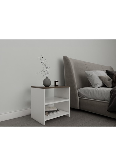 Mars Komodin Antrasitmeşe-beyaz Beyaz