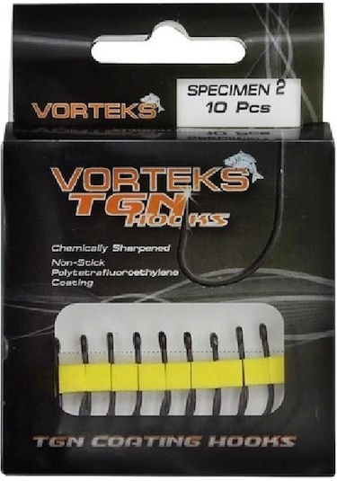 Vorteks 6781 Specimen Tgn Sazan İğnesi 10 Lu Paket No:8 - Standart