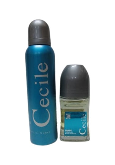Cecile Mare Sprey Deodorant 150 ML + RollOn 50 ML