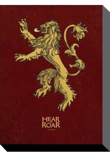 60x80 Kanvas Tablo Game Of Thrones Lannister