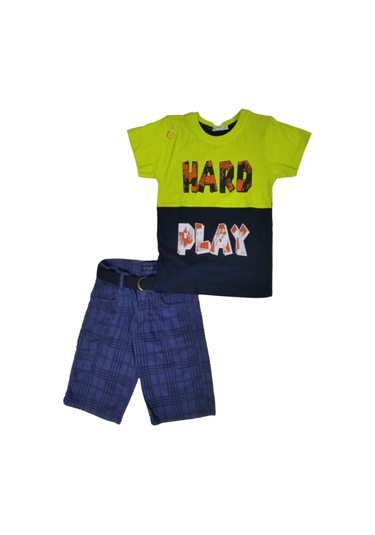 Erkek Çocuk Alt Üst Takım Yeşil Heard Yazılı Yeşil