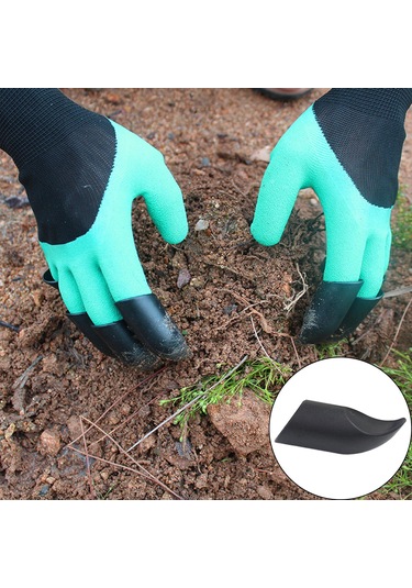 Homyl Bahçe Eldivenleri Pençeleri Malzemeleri Budama Yard Siyah