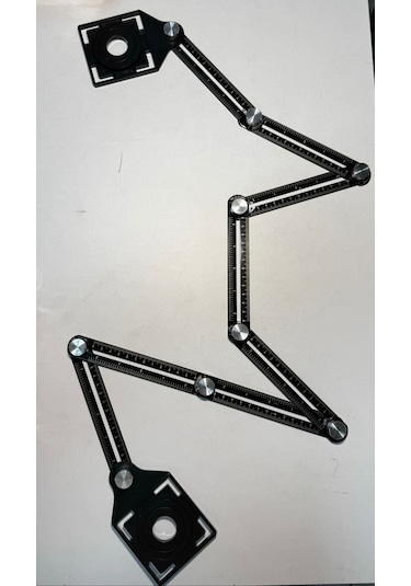 Shijing Tools Akıllı Yılan Gönye 8 Katlanır