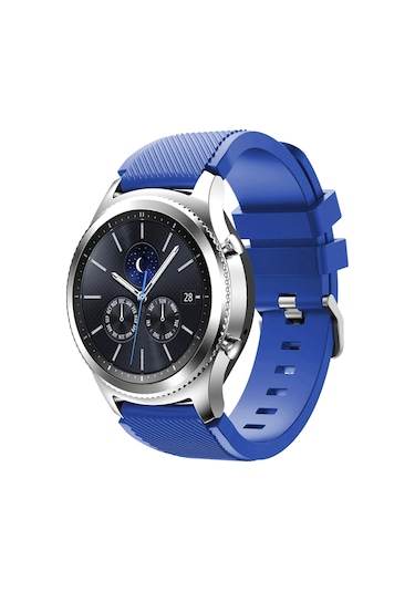 E2M HUAWEI WATCH 20MM KRD-12 FRONTİER SİLİKON MAVİ