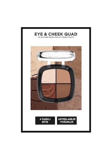 Eye & Cheek Quad - 03 Autumn Nude Dörtlü Far Ve Yanak Paleti 3600524253332-11245