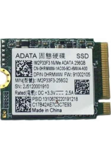 Adata IM2P33F3-256G2 256 GB 22x30 M.2 NVMe SSD