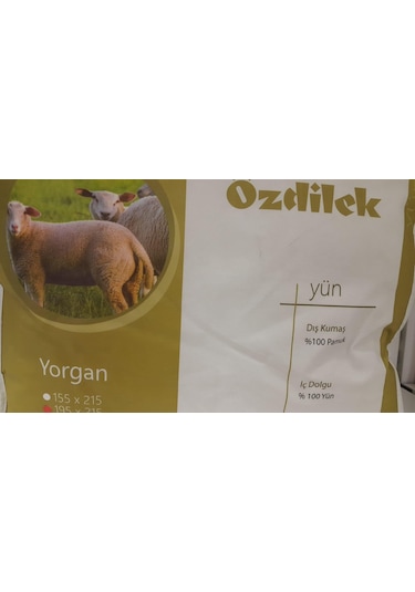 Özdilek Çift Kişilik Yün Yorgan Beyaz
