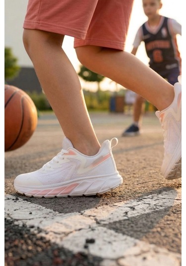 In Step Magic Pro Beyaz Detaylı Çocuk Ve Genç Spor Ayakkabı