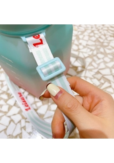 Novahub Yb0715 Bpa-free Fda 1500 Ml Sarı Su Şişesi Motivasyonlu Tasarım 615