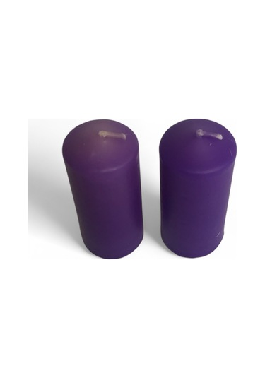 İkili Bar Mum Mor Mor
