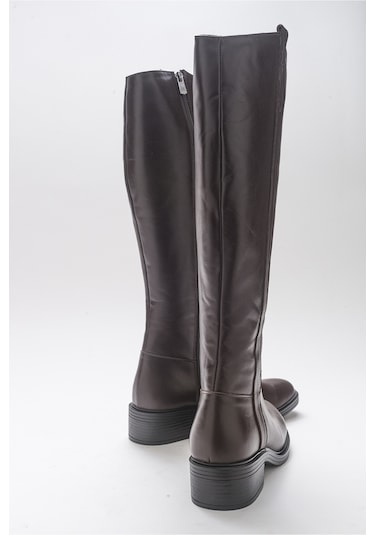 Luvishoes Acro Kahve Cilt Hakiki Deri Kadın Çizme Kahverengi