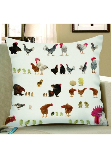 Suntek Kadife Keten Yastık Kılıfı Minder 14-numara-50x50cm