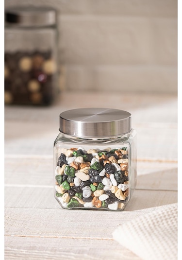 Lines Borosilikat Cam Kavanoz - 570 Ml