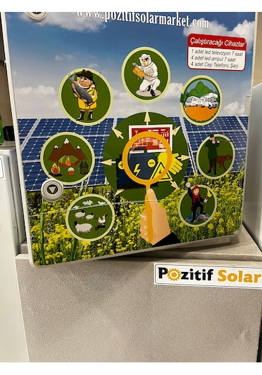 Sunpro 1175 Taşınabilir Güç İstasyonu 100 Ah Jel Akü Şebekeden Şa