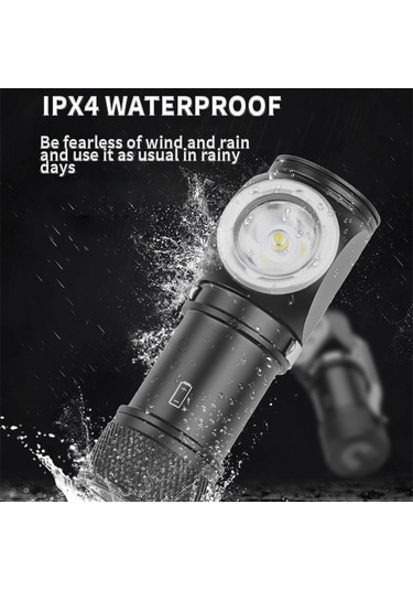 Teltree P8 Led El Feneri, Type-c Şarjlı, 500-600 Lumens, 100-200m Menzil, Mıknatıs Ve Kalem Klasörü, Hafif Ve Kompakt, Ipx4 Su Geçirmez