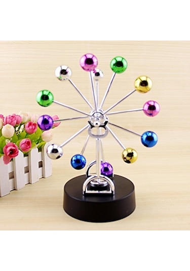 Manyetik Perpetual Hareket Elektrikli Renkli Toplar
