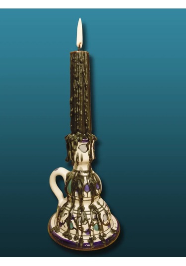 Kandlefo Konik Ağlayan Tam Renkli Mumlar 340982284 Siyah