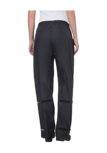 Vaude Fluid Full-zip Su Geçirmez Kadın Pantolon 01263 Black