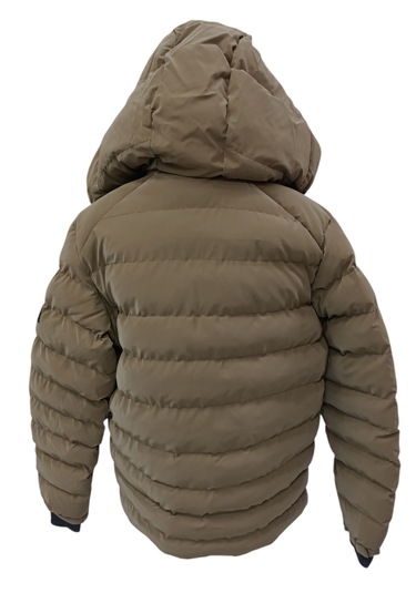 Erkek Çocuk /kız Çocuk Kapüşonu Çıkabilen İçi Peluş Astarlı Fermuar Cepli Kahverengi Renk Mont Kahverengi