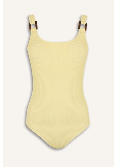 Defacto Regular Fit Bürümcük Mayo-fall İn Love T8005az25smyl118 Sarı Defacto Regular Fit Bürümcük Mayo-fall İn Love T8005az25smyl118 Sarı