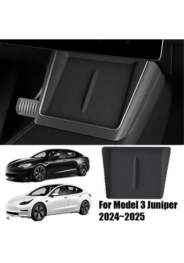 Dashanshop Tesla Model 3 2024 2025 Model Y 2025 Juniper Kablosuz Şarj Pedi Siyah