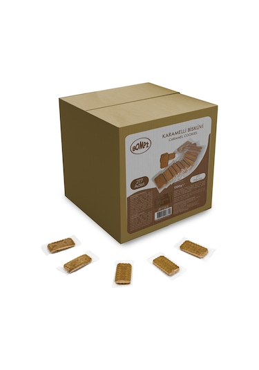 Bompi Karamelli Speculoos Tek Paketli Bisküvi 1300 G