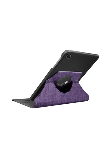 Samsung Uyumlu Galaxy Tab A T510/T515/T517 Kılıf Fabric 360 Derece Döner