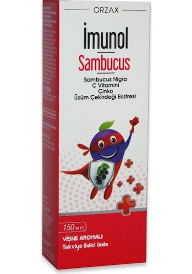 Orzax İmunol Sambucus Şurup  150 ML