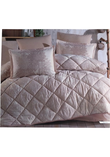 Clasy Ranforce %100 Pamuk Uyku Seti Çift Kişilik Ramina V1 Bej