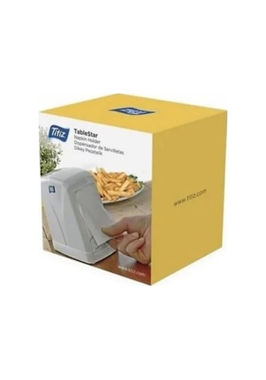 Titiz Tp-255 Tablestar Masaüstü Dispenser Peçetelik / Peçete Kutusu / Beyaz - Dikey - 1 Adet