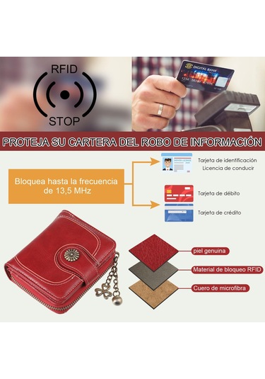 Kadın Çantası, Vintage Yağlı Mum Deri Kart Cüzdanı Diğer