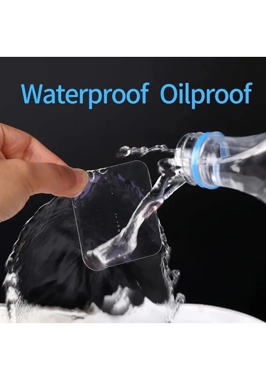 Fochsia Popüler Seçim Kare Şekilsiz Şeffaf Akrilik Çift Taraflı Yapışkan Yüksek Yapışkanlık