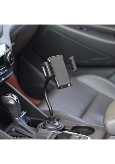 Ally X032 360 Döner Universal Araç Bardak Tutucu Yeri Telefon Tu-Siyah