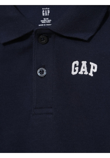 Erkek Bebek Lacivert Gap Logo Polo Yaka T-shirt-6057 Lacivert-002
