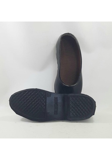 Yemeny Emenek Siyah Astarlı Garalastik Mest Ayakkabı