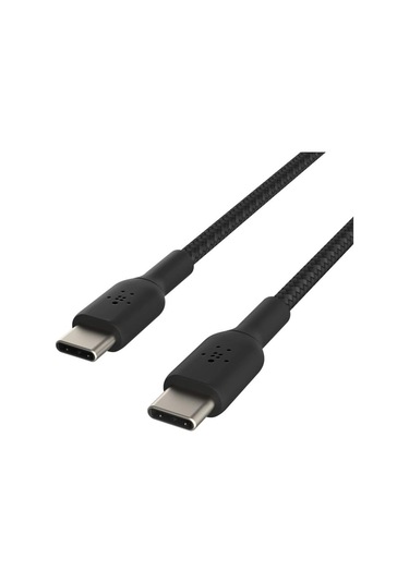 Belkin Boostcharge CAB004BT1MBK 50 W Örgülü Usb-c - Usb-c Kablosu 1 M Siyah