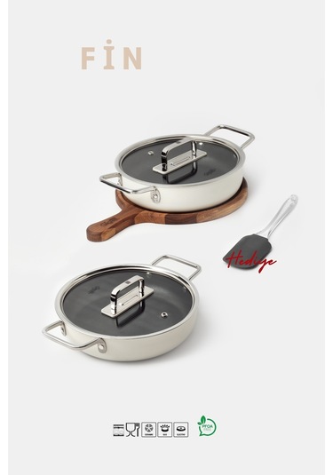 Fin 6 Parça Sahan Set Beyaz