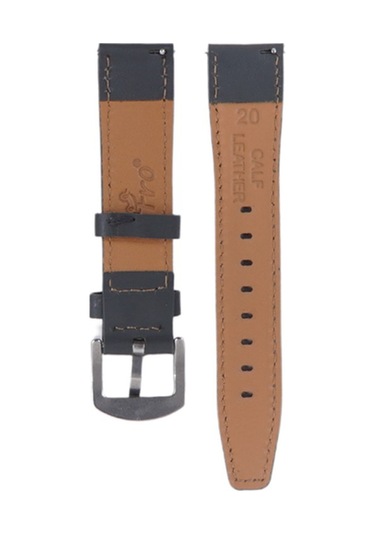 Fro Lw38-43 20 Mm Hakiki Deri Düz Haki Kordon Silver Toka